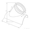 ATTRP45 AIR-TITE 45 SADDLE TAKEOFF