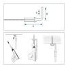 1/4" 90 Degree Eyelet Cable with HangPro No. 2 (10 per bag)