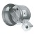 NSPRD024 Spring Return Round Damper 24 volt