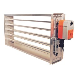 SMB Spring Return High-Torque Multi-Blade Damper