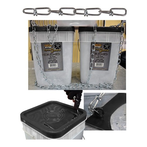 Dyna-Chain Zinc Plated Double Loop 2/0 