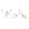 Snap Hook Cable Standard Hanger No. 2 (10 per bag)