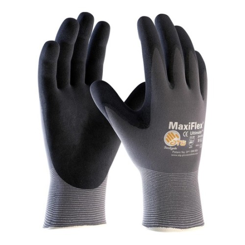 PIP ATG 34-874 Maxiflex Ultimate Gloves Micro Foam Nitrile Coated Palm Coat (PAIR)