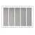 Shoemaker 1050 10x4 Stamped Face Return Air Grille 1/2