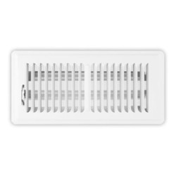 Shoemaker 350 2-1/4x12 Stamped Deluxe Floor Register - opposed blade damper