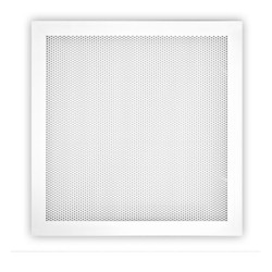 Shoemaker 600PT Perforated Return Air Grille T-Bar with Frame 22”×22” Square Collar