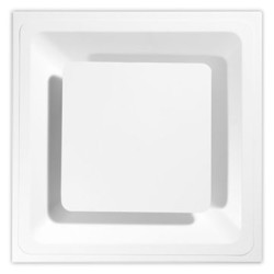 Shoemaker HL-1X1 High Volume 1x1 T-Bar Plaque Diffuser w/ 6