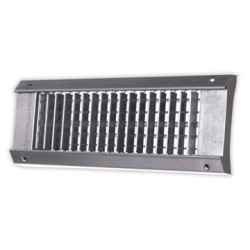 Shoemaker USR34-FS Double Deflection Universal Spiral Pipe Grille w/ Full Scoop *Fits 12