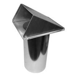 1706 GALV VENT HOOD WITH DAMPER