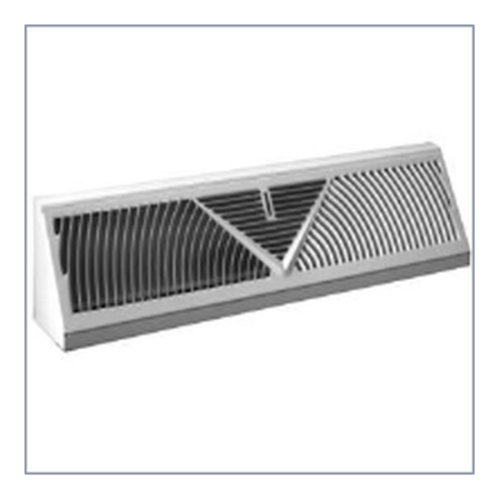 407 Steel Baseboard Return 4.5in high - 18in