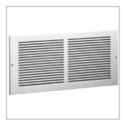 650 Steel Return Air Grille, 1/3in Fin Spacing