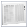 661 Steel 2-way Register, MS damper, 1/3in Fin Spacing
