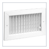 821 Steel Register Vertical Fins, MS damper